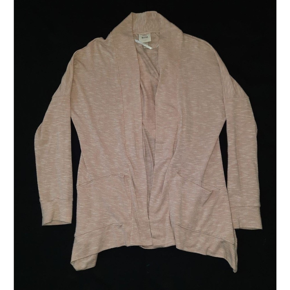 Knox Rose Relaxed Pink Cardigan - Size Large